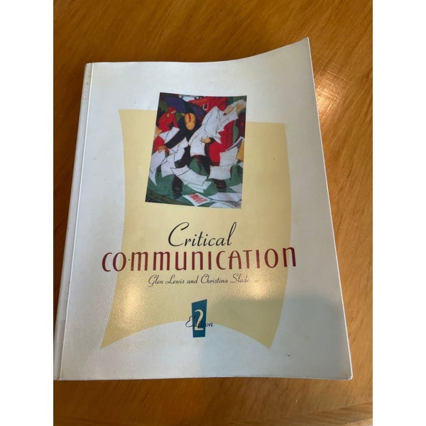 Critical Communication 2nd Edition Carousel 1