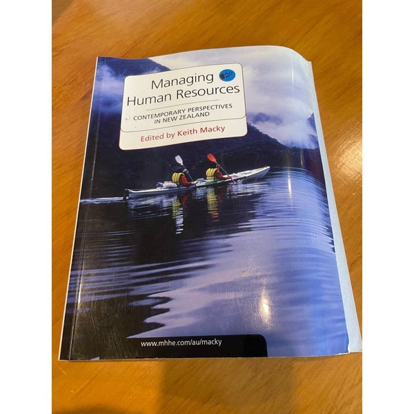 Managing Human Resources - Edited by Keith Macky Carousel 1
