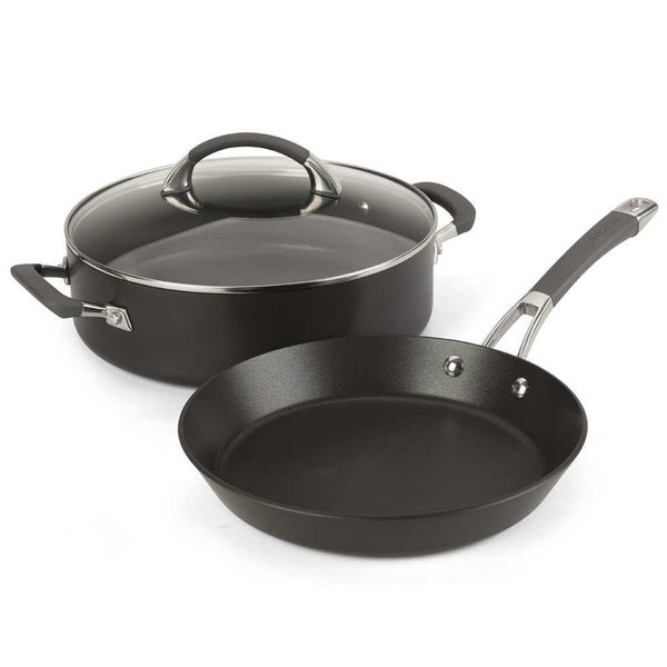 Anolon Endurance+ Skillet 26cm & Sauteuse 28cm Set 2pce Carousel 1