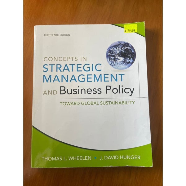 Strategic Management and Business Policy Carousel 1