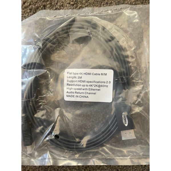HDMI Cable Flat Type High Speed 4K 60Hz 2m Carousel 1
