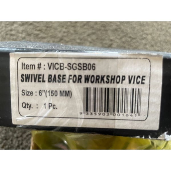 Black Steel Swivel Base for Workshop Vice Carousel 2