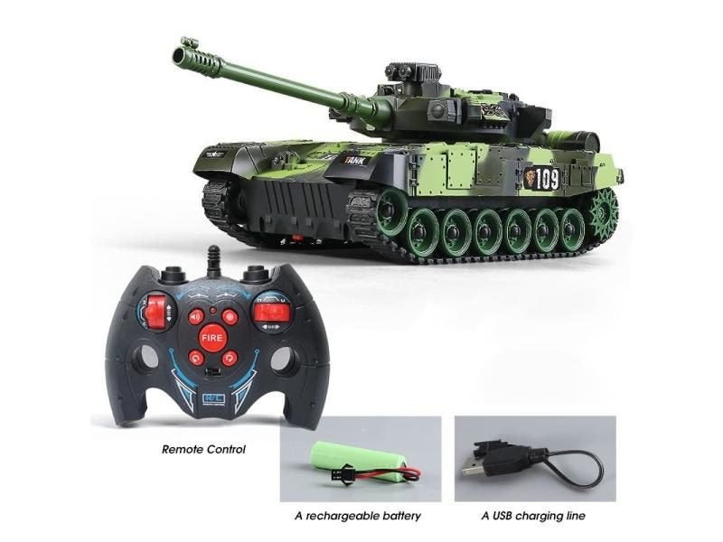 1:30 RC Tank Military War Battle United States M1 Leopard 2 Remote Control Carousel 1