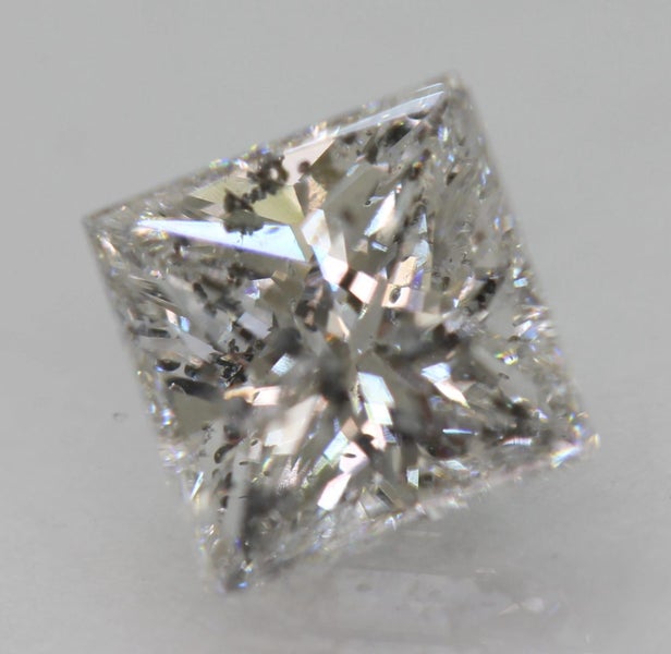 $1 RES * Valuation $8,493.00 * 1.13ct PRINCESS Large White Diamond Loose IGLCERT Carousel 1
