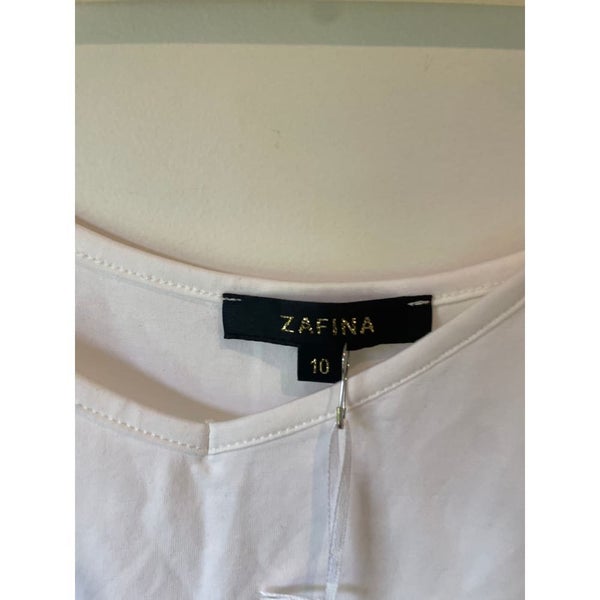 Zafina Size 10 Tank Top Green Hot Pink White Carousel 6