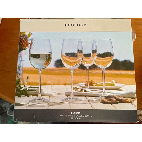 Ecology Classic White Wine Glasses (350ml, 6-Pack) Carousel 2
