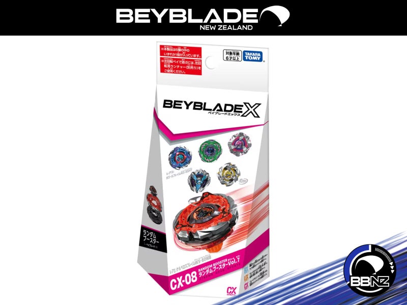 CX-08 Random Booster Vol.7 || Beyblade X (Takara Tomy) Carousel 2