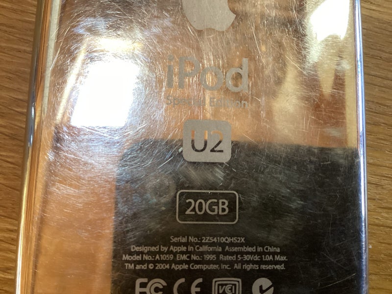 iPod U2 special edition 20gb only $1 reserve Carousel 5