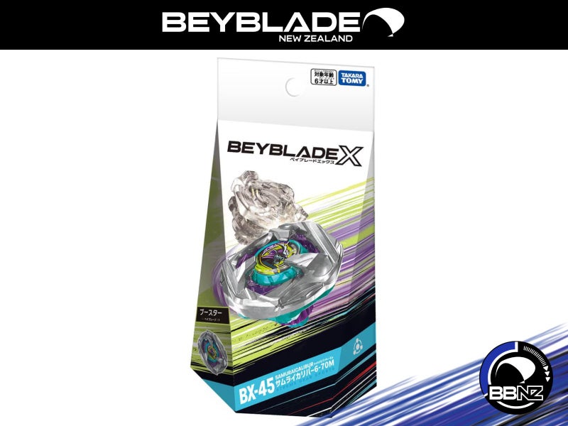 BX-45 Booster Samurai Calibur 6-70M || Beyblade X (Takara Tomy) Carousel 2