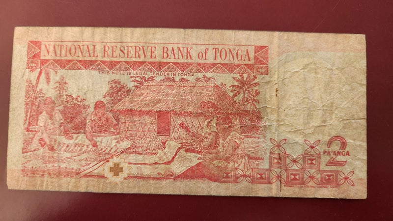 TONGA 2 Pa'anga banknote 1995 Carousel 2