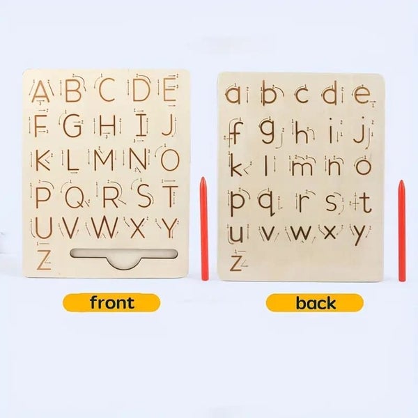 Wooden Alphabet Tracing Board Carousel 2