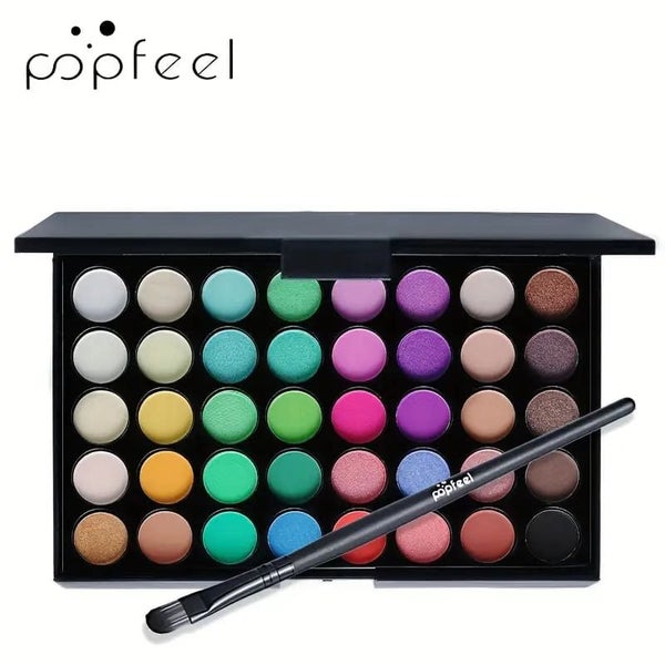POPFEEL 40-Color Eyeshadow Palette Carousel 1