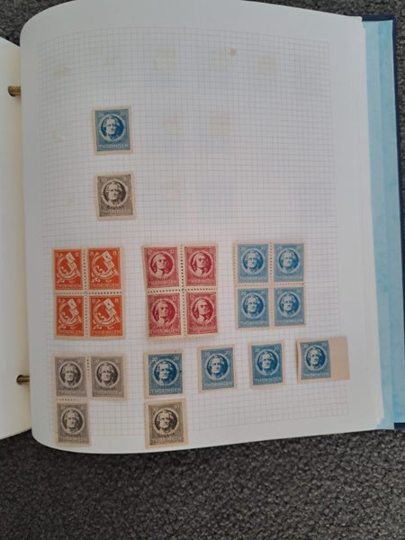 Stamps from Germany. Thuringen Carousel 1