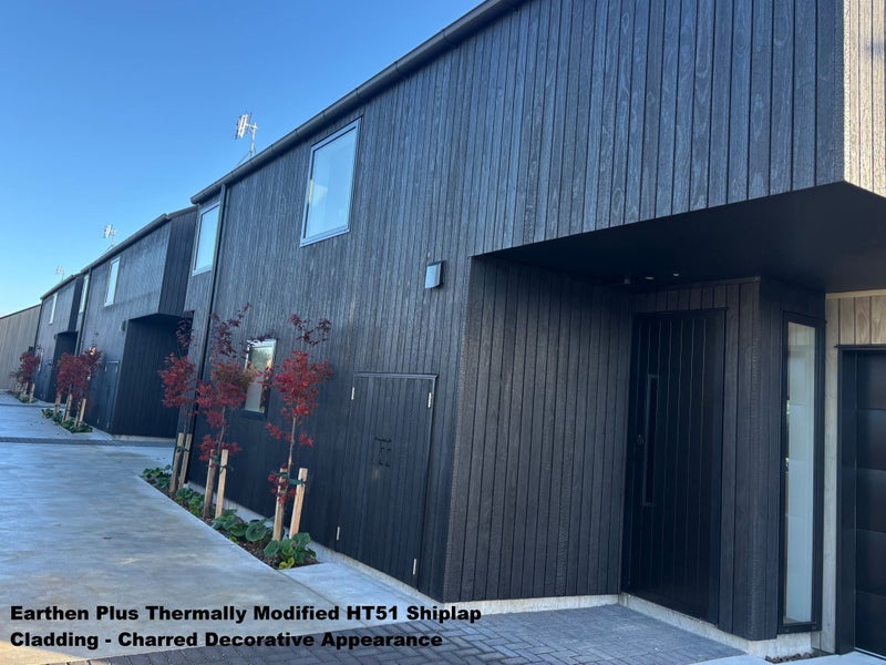 Earthen Plus Shiplap Cladding Brushed Grain Face Charred Finish 135x21mm Carousel 1