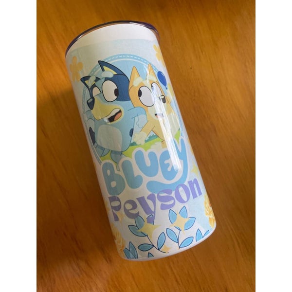 Personalised PEYSON Bluey & Bingo Kids Timbler Carousel 1