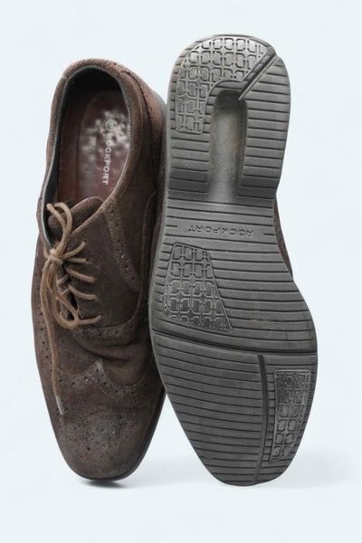 Rockport - Chocolate Suede Casual Dress Shoes63616213519362112