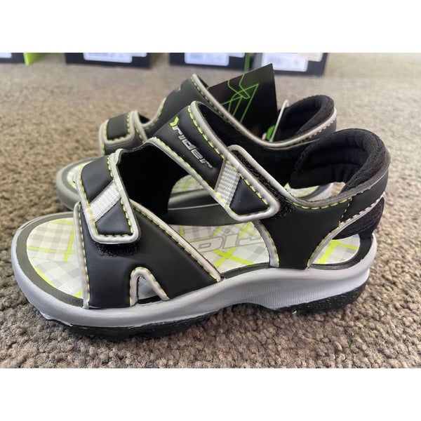 Rider Sandals Size 9 Rider K2 Comfort II Baby Black Grey Carousel 2