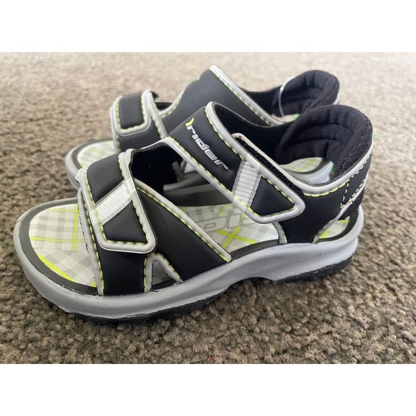 Rider Sandals Size 8 Rider K2 Comfort II Baby Black Grey Carousel 2