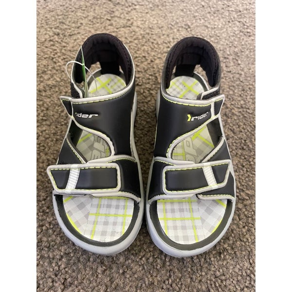 Rider Sandals Size 9 Rider K2 Comfort II Baby Black Grey Carousel 1