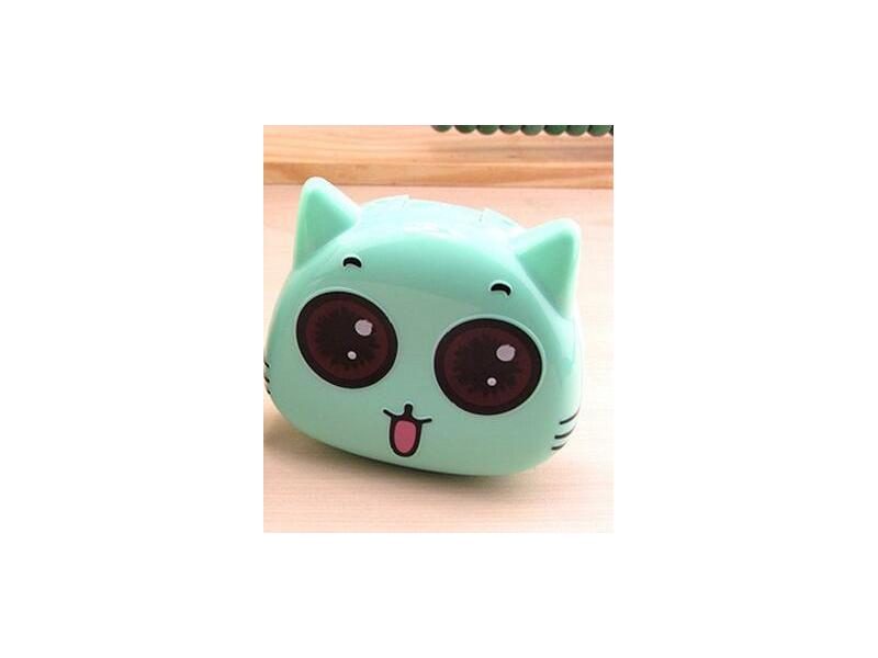 Lymouko New Design Little Cat Portable Lens Case With Mirror For Women Gift Carousel 1