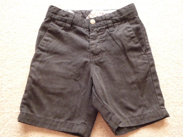 = BLACK with THIN CHECK STRIPES PANTS ( SZ 2 - 3) Carousel 1