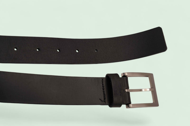 Pierre Cardin- Mens Black Genuine Leather Belt63616994059521112
