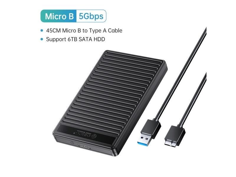 ORICO 2.5 Inch HDD Case SATA To USB3.0 5Gbps For SSD HDD PC Laptop External Carousel 1