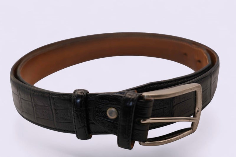 Robert Charles- Mens Black Genuine Leather Belt63616994046721118