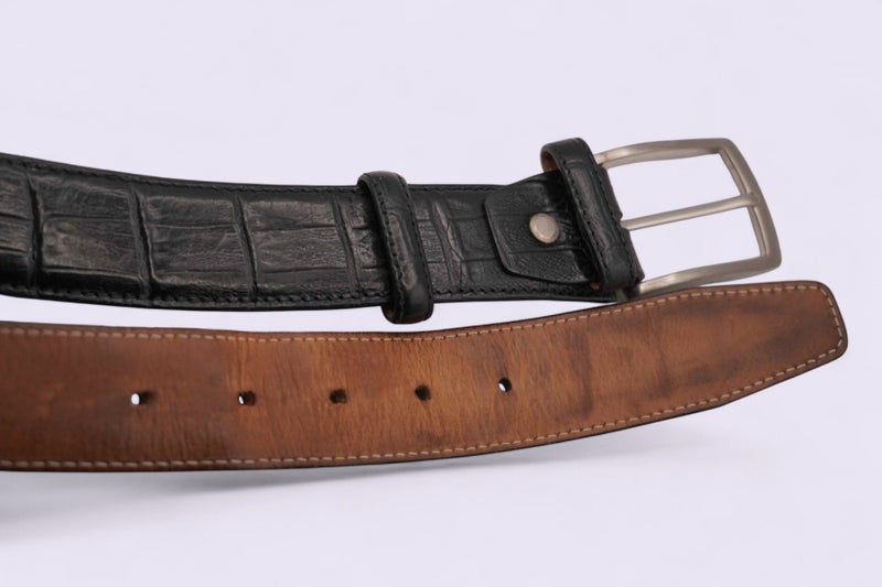 Robert Charles- Mens Black Genuine Leather Belt63616994046721111