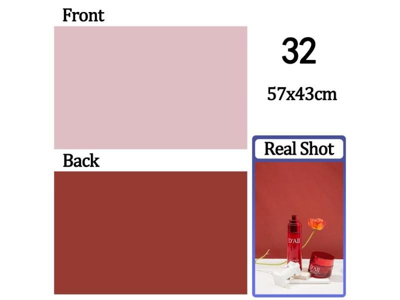 Photography Backdrops 57*43cm 2sides Solid Color Background Paper For Photo Carousel 1