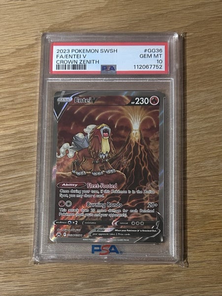 PSA 10 Entei Carousel 1