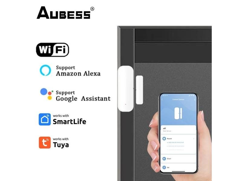 Tuya WiFi Door Sensor Window Doors Open Closed Detectors Smart Life APP Control Carousel 1