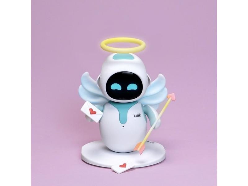 Blue And Pink Eilik Robot Toy Five Hand-held Smart Companion Pet Robot Desktop Carousel 1