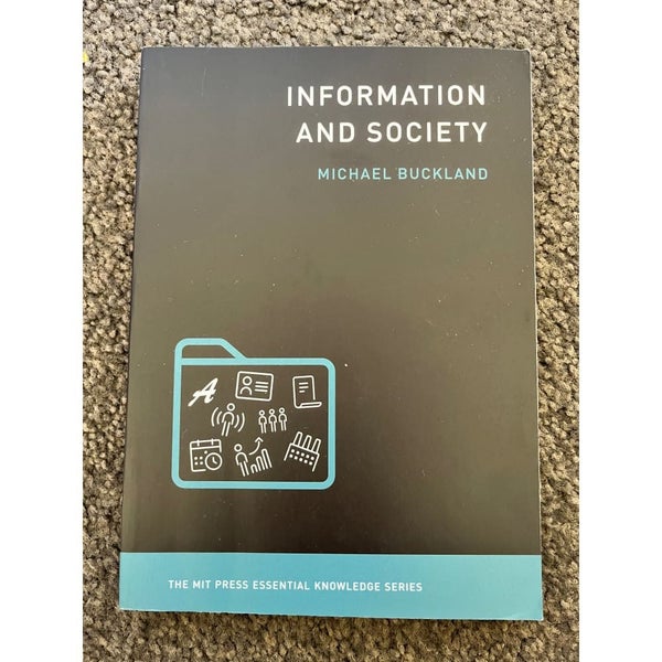 Information and Society by Michael Buckland Carousel 1