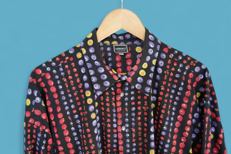 Versace Jeans Couture - Fruit Print Long Sleeve Button Shirt63616215051394113