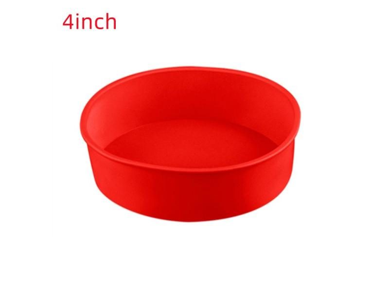 4/6/8 Inch Round Silicone Cake Mold Nonstick Cake Pan Tray Reusable Pastry Mold Carousel 1