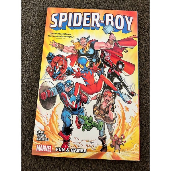 Spider-Boy Vol. 2: Fun & Games by Dan Slott, Paco Medina, and Jesus Aburtov Carousel 1