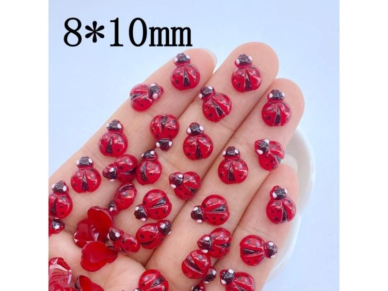 50pcs New Cute 9mm Resin Mini Penguin Series Flat Back Stone Figurines DIY Carousel 1