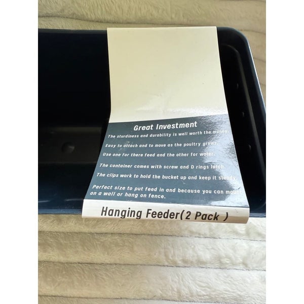 2 Pack Hanging Bid / Pultry Feeder Carousel 2