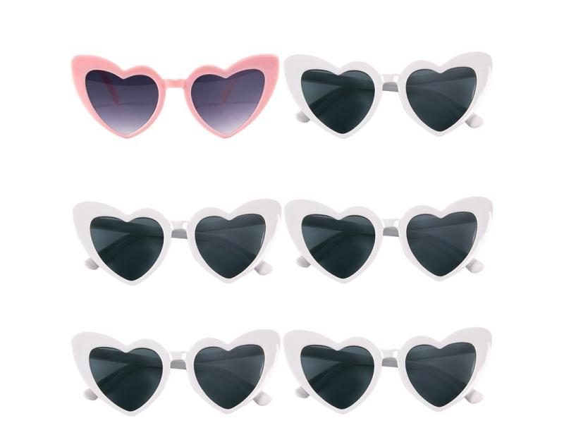 Vintage Heart Shaped Sunglasses For Bachelorette Party Carousel 1