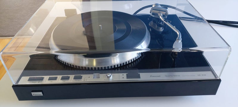 Sansui SR-838 Quartz Servo Direct Drive Turntable + QRX-7500 4 ch Receiver Carousel 1