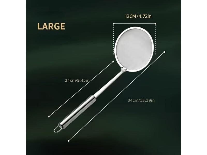 304 Stainless Steel Fine Mesh Strainer Sieve For Food Filtering Carousel 1