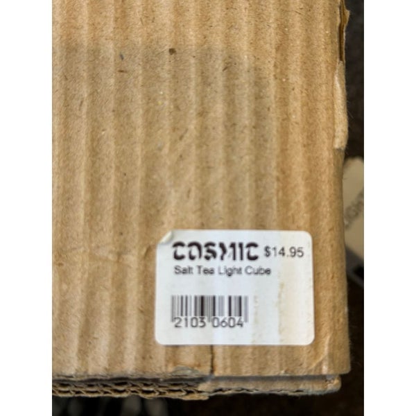 Salt Tea Light Cube Carousel 5