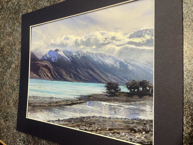 Original Pure Pigment Pastel Painting by NZ Artist Linelle Stacey Carousel 2