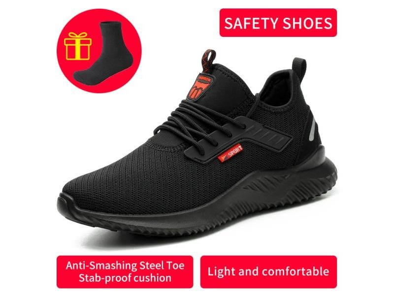 Men's Women's Work Safety Shoes With Steel Toe Puncture Crash Proof Carousel 1
