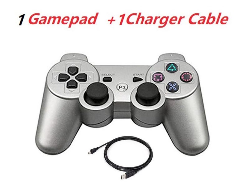 PS3 Wireless Controller ______________ Silver Carousel 1
