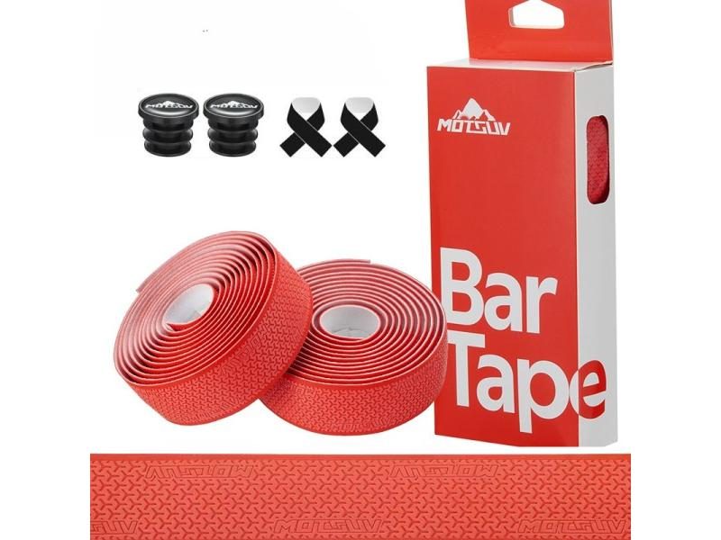 1Pair Road Bike Handlebar Tape Anti Slip Silica Gel Shock Absorption Cycling Carousel 1