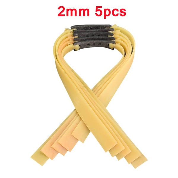 2.0mm Thickened Large Elastic Flat Leather Rubber Band For Hunting Slingshots Carousel 1
