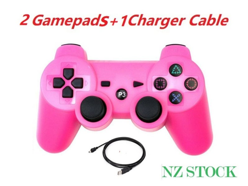 PS3 Wireless Controller ______________ Pink Carousel 1