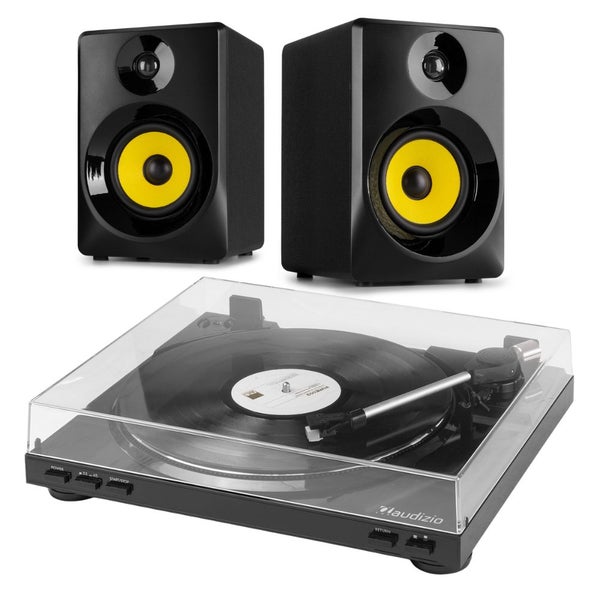 Record Player and Speaker Set Combo Carousel 1
